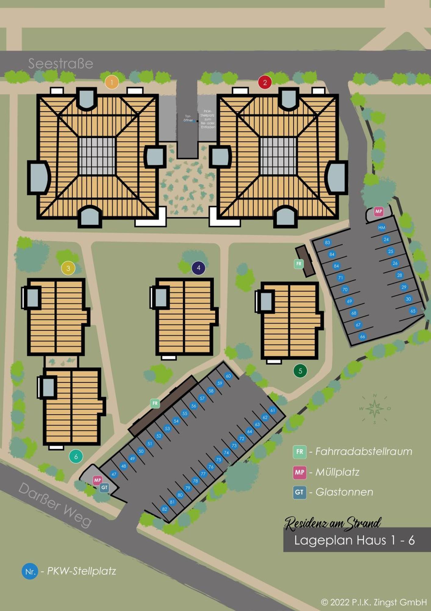 Residenz Am Strand Ostseerauschen - Wohnung 5-72 Zingst Esterno foto